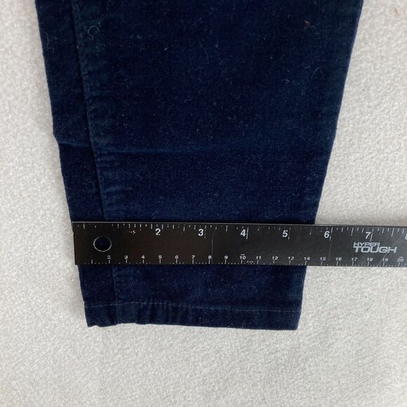Buffalo David Bitton Marvel‎ Velvet Skinny Ankle Pants Women's 2/26 Blue Stretch - Picture 10 of 13